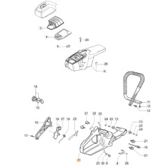 ORIGINAL EMAK GS720 GS820 Kettensägentank 50200068AR