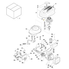 Polea de arranque para cortacésped modelos 125-43 ORIGINAL STIGA 118551620/0