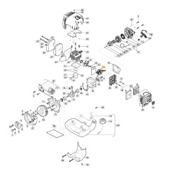 Carburador de desbrozadora modelos ABR42 B42 ORIGINAL STIGA 118804008/0 | Newgardenstore.eu