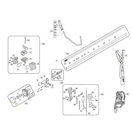 Bell clutch brush cutter models BH35ED ORIGINAL STIGA 118802495/0 | Newgardenstore.eu