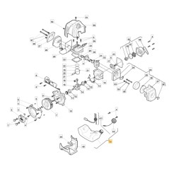 Depósito de mezcla desbrozadora B35D ORIGINAL STIGA modelos 118801529/0 | Newgardenstore.eu