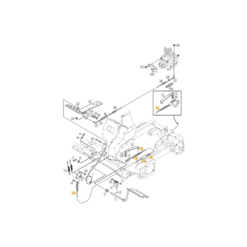 Câble frein moteur roue fendue ORIGINAL STIGA 1137-1137-01