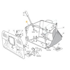 Rasentraktor Taschenrahmen Modelle 1440H ORIGINAL STIGA 382800079/1 | Newgardenstore.eu