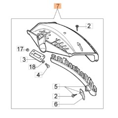 Brushcutter disc guard models SPARTA250S ORIGINAL EMAK 61030198 | Newgardenstore.eu