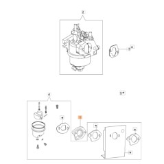 Thermomäherflansch Modelle G44PK G44TK ORIGINAL EMAK L66151981