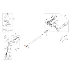 Flexible shaft brushcutter models BC22S BC22T ORIGINAL EMAK 61370048R | Newgardenstore.eu