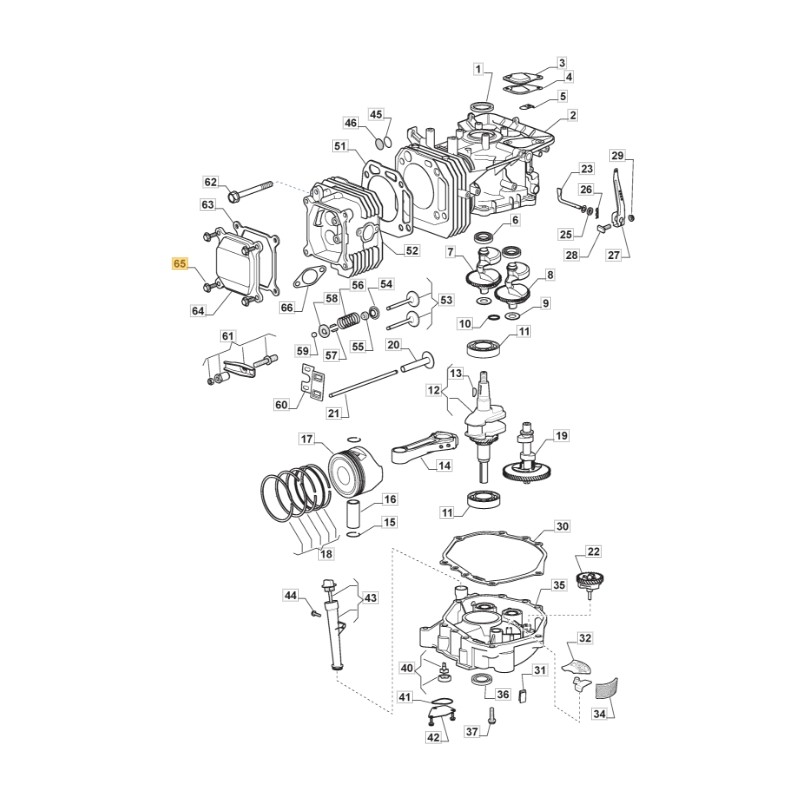 Vis de support de couvercle de valve pour tracteur de pelouse ORIGINAL STIGA 118551276/0