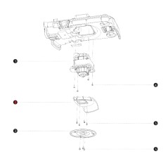 Blade disc protection i108E ORIGINAL BLUEBIRD robotic mower AB12.02.00.0145 | Newgardenstore.eu