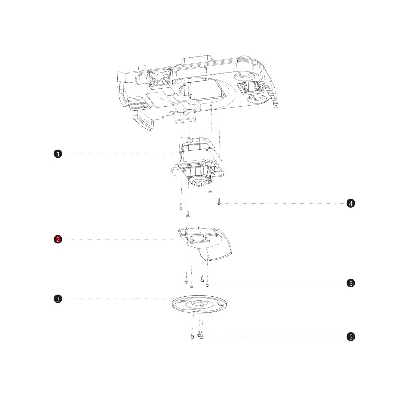 Blade disc protection i108E ORIGINAL BLUEBIRD robotic mower AB12.02.00.0145