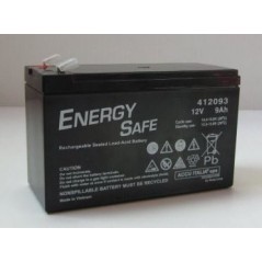 Batteria ermetica al piombo ENERGY SAFE 12V 9AH 412093 gruppo di continuita' | Newgardenstore.eu
