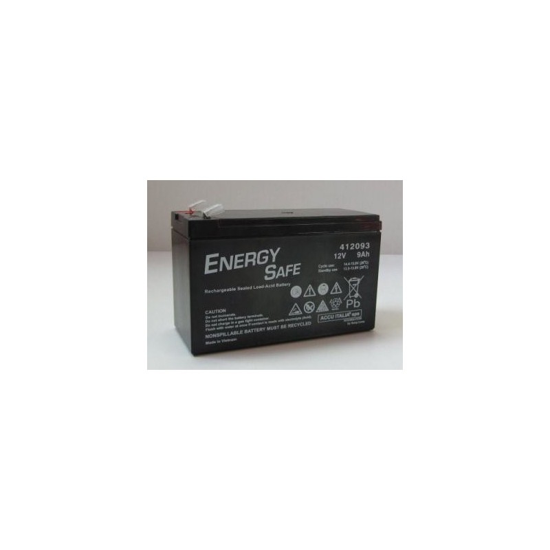 Batteria ermetica al piombo ENERGY SAFE 12V 9AH 412093 gruppo di continuita'