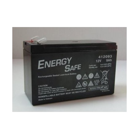 ENERGY SAFE 12V 7AH hermetic lead acid battery 412093 uninterruptible power supply | Newgardenstore.eu