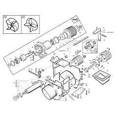 ORIGINAL GIANNI FERRARI turbine collection pré-assemblée tube de support 95302101600 | Newgardenstore.eu