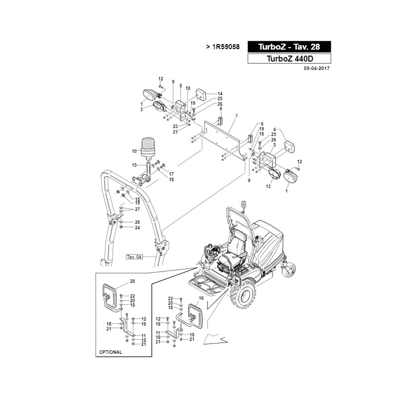 Lamiera supporto targa trattorino ORIGINALE GIANNI FERRARI 01.60.40.0651