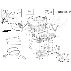 ORIGINAL GIANNI FERRARI lawn tractor brake caliper DX BFB 00111990022