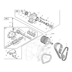 Courroie de tracteur de pelouse GATES XPA782 ORIGINAL GIANNI FERRARI 00111980062 | Newgardenstore.eu