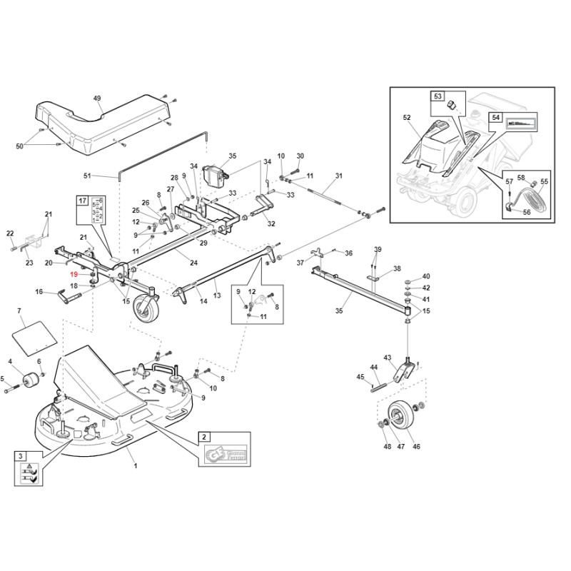 Guide bushing tractor models GT PG ORIGINAL GIANNI FERRARI BFB 87007000006