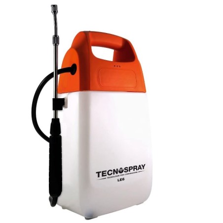 Pulvérisateur TECNOSPRAY LE6 capacité 6L batterie lithium 5 V et chargeur inclus | Newgardenstore.eu