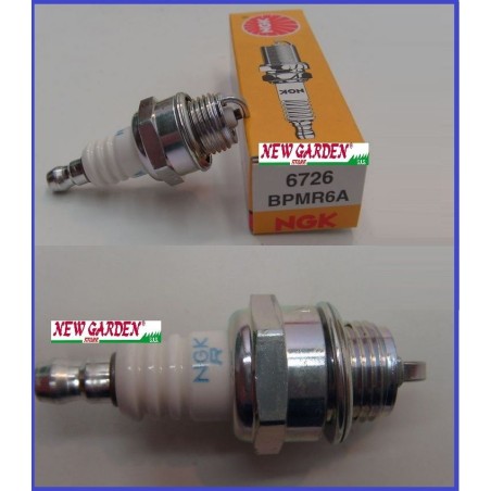 NGK spark plug 2-stroke brushcutter motor hedge trimmer BPMR6A 240225