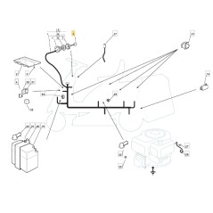 Kit 2 chiavi interruttore avviamento trattorino ORIGINALE STIGA 118210016/1