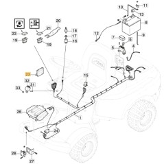 Bluetooth board lawn tractor models PARK345PWX ORIGINAL STIGA 387722401/0 | Newgardenstore.eu