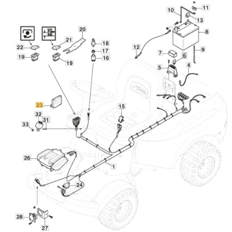 carte bluetooth tracteur de pelouse ORIGINAL STIGA 387722401/0 | Newgardenstore.eu