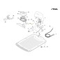 Stromkabel Roboterboard Modelle A1000 A1500 ORIGINAL STIGA 122063048/0