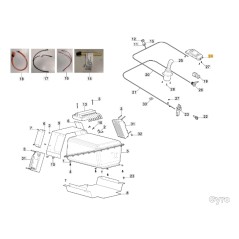 Carte électronique pour tracteur de pelouse ORIGINAL STIGA 387722403/0