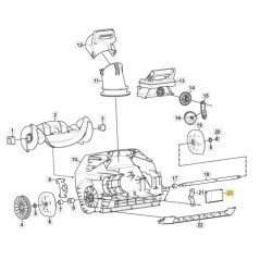 Electronic board snowplow models ST8051AE ORIGINAL STIGA 118820597/0 | Newgardenstore.eu