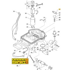 Placa de elevación de robots AUTOCLIP221 ORIGINAL STIGA modelos 112600243/0 | Newgardenstore.eu