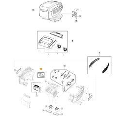 COMBI950eV ORIGINAL STIGA placa de transmisión segadora 118811292/0 | Newgardenstore.eu