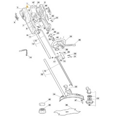 Bürstenschneider-Elektronikkarte B3548Li ORIGINAL STIGA Modelle 118804126/0 | Newgardenstore.eu