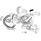 ORIGINAL GIANNI FERRARI lawn tractor valve gasket kit BFB 95598590000