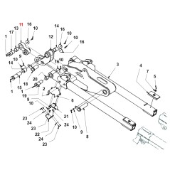 Connecting rod tractor models TURBOLOADER ORIGINAL GIANNI FERRARI 01.60.20.0722