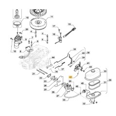 Rasentraktor-Federmäher Modelle 66Q ORIGINAL STIGA 118551128/0