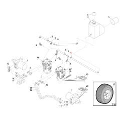 SRZ modelo de manguera del tractor ORIGINAL GIANNI FERRARI BFB 93900583241 | Newgardenstore.eu