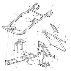 ORIGINAL GIANNI FERRARI lawn mower mower sliding bulkhead BFB 89001000038 | Newgardenstore.eu