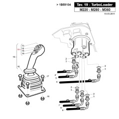 Impugnatura Joystick trattorino rasaerba ORIGINALE GIANNI FERRARI 00.40.00.2500 | Newgardenstore.eu