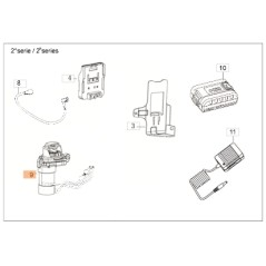 Moteur de démarrage tondeuse à gazon modèles G48TKE ORIGINAL EMAK L66152071