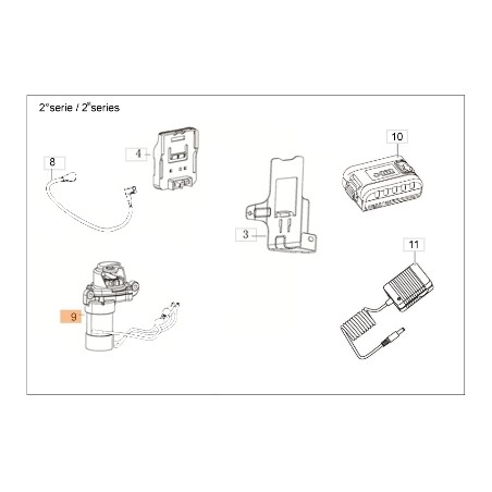 Moteur de démarrage tondeuse à gazon modèles G48TKE ORIGINAL EMAK L66152071 | Newgardenstore.eu