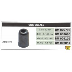 Cable end cap UNIVERSAL Ø  5 mm height 20 mm code 000796