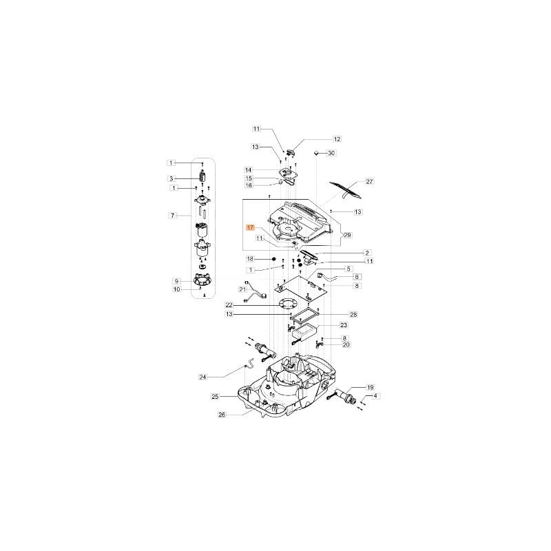 Carte électronique robot modèles ORION1200 ORIGINAL EMAK AK441556