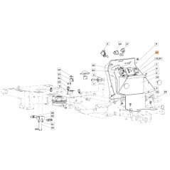 Carte électronique ORIGINAL EMAK SGN341271224R pour tondeuse à gazon