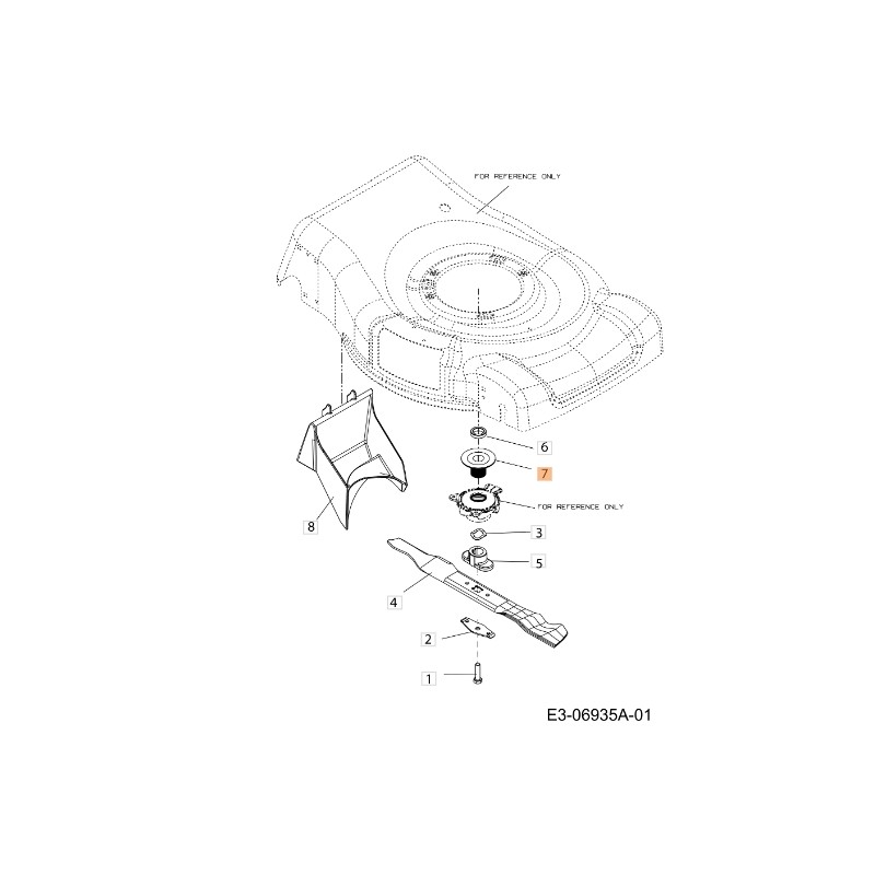 ORIGINAL EMAK G55VBX cortacésped polea de arranque C75604311A