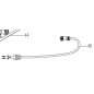 Cable de alimentación del robot modelos WR147E.1 ORIGINAL WORX 50043723