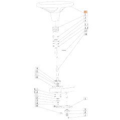 Rasentraktor Lenkrad Modelle APACHE92 ORIGINAL EMAK 68120023 | Newgardenstore.eu