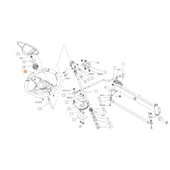 Volante trattorino tagliaerba modelli OM102R/16K ORIGINALE EMAK TS000284R