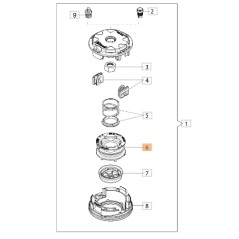 Bobina senza filo TAP&GO EVO110 decespugliatore ORIGINALE EMAK 61460023 | Newgardenstore.eu