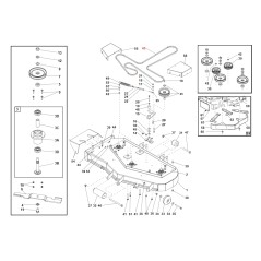 Courroie d'entraînement ORIGINAL GIANNI FERRARI pour tracteur 93200000003 | Newgardenstore.eu