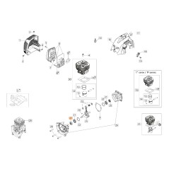 Anello di tenuta decespugliatore modelli BC320T ORIGINALE OLEOMAC 61280107R | Newgardenstore.eu